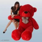 2_feet_Stuffed_red_teddy_bear_high_quality_very_sp_image_1.jpg