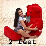 2 feet red teddy bear 60 cm 2 feet red high quality & very smooth teddy bear 60 cm new verson