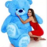 3_Feet_Blue_Color_Standing_Foot_Paw_Printed_Blue_T_image_1.jpg