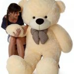 3_Feet_centimeter_Long_Huge_Creem_Teddy_Bear_Best__image_1.jpg