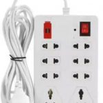 8 in 1 Mini Power Strip | Extension cord | Extension Board with ON / OFF switch