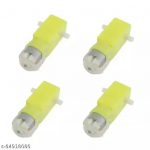 BO Motor Straight Dual Shaft (Pack of 4) for Robotic, Line Following Robot, DIY, CNC
