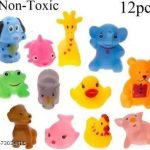 Chu chu Bath toys Multi-color 12 pcs Bath Toy Bath Toy  (Multicolor)