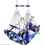 Cotton Swing Chair for Kids Baby's Children Folding and Washable1-6 Years with Safety Belt