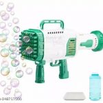 FK Collections 32-Hole Electric Bubbles Gun for Toddlers Toys,Gatling Bubble Machine Outdoor & Indoor Toys for Boys and Girls