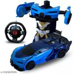 HALO NATION® 1:24 Scale RC Transforing Famous Car - Plastic Die-cast Remote Control 1/24 Deformation Remote Control Car Electric Robot Children Toy Gift Racing Car