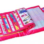 KPSURE Silk Educational Pillow For Kid's Learning & Educational Toys Cushion Pillow Cum Book with English and Hindi Alphabets, Numbers, Animals Names Educational Pillow For Kids Color : Pink