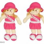 Miss World | Pack of 2 Barbie Doll for New Born Baby Girl, Boy, Return gifts, Kids, Birthday gift, Gifting, Playing and Hanging | Can be used as Home and Kids Room Decoration - 45 cm | Pack of 2