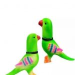 SKR ( Pack of 2 Pcs ) Parrot toy Sound Base Hand Punching Sound Parrot toy