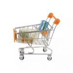 SPILLBOX Stainless Steel Mini Supermarket Shopping Cart Trolley Mini Cart Desktop Storage Decoration Phone Holder Baby Toy Trolley, Wonderful Gift and Toy for Children.