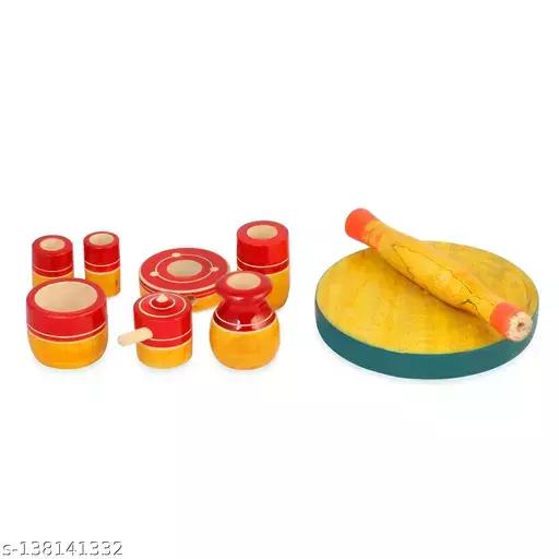 Wooden Kitchen Set For Kids | Kitchen Accessories Items For Kids | Kids Kitchen Toys | Small Cooking Set For Kids | Toy Kitchen Set For Kids | Cooking Toys Set