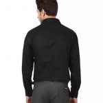 Youth_First_Men_s_Solid_Spread_Collar_Black_Shirts_image_1.jpg