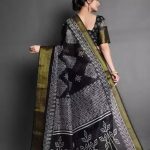 Chanderi_Cotton_Black_Coloured_Saree_With_Blouse_image_1.jpg