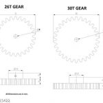 INVENTO_2pcs_3D_Printed_Plastic_Spur_Gear_26_Teeth_image_1.jpg