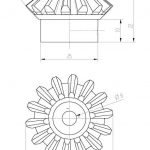 INVENTO_4pcs_3D_Printed_Plastic_Bevel_Gear_14_Teet_image_1.jpg