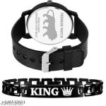 Love_Analog_Watch_With_Bracelet_Combo_For_Men___Bo_image_1.jpg