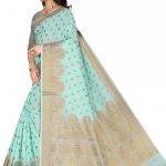 Partywear_Kanjeevaram_Cotton_Silk_Aqua_Blue_Lace_B_image_1.jpg