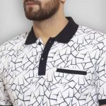 Wild_West_Polo_Collar_Printer_White_Tshirt_Half_Sl_image_1.jpg
