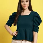 Women_Square_Neck_Puff_Sleeves_Peplum_Top__Women_T_image_1.jpg