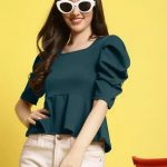 Women_Square_Neck_Puff_Sleeves_Peplum_Top__Women_T_image_1.jpg