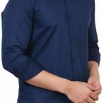 Youth_First_Men_s_Solid_Spread_Collar_Navy_Blue_Sh_image_1.jpg