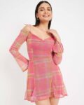 drape_and_dazzle_pink_checked_a-line_dress.jpg