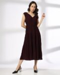 fig_maroon_women_pleated_v-neck_tiered_dress.jpg