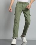 Men Lightly Washed Straight Jeans