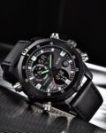 Men Round-Shape Dual Watch