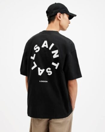 Tierra Logo Print Oversized Crew-Neck T-Shirt