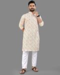 Men Self-design Long Kurta