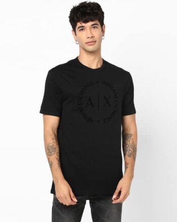Logo Print Regular Fit T-shirt