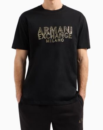 Men Embellished Regular Fit Cotton Crew-Neck T-Shirt