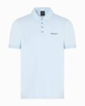 Men Essentials Regular Fit Polo T-Shirt with Brand Print