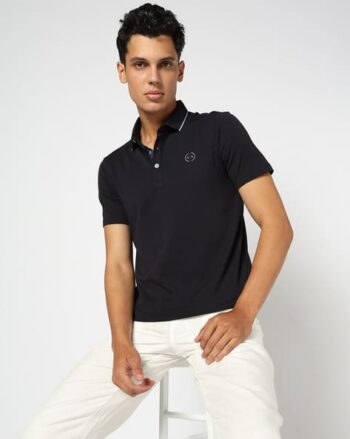 Men Half Sleeves Essentials Polo T-Shirt