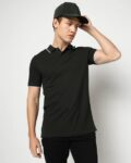 Men Slim Fit Cotton Polo T-Shirt