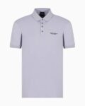 Men Essentials Regular Fit Polo T-Shirt with Brand Print