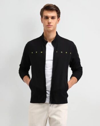 Men Self-design Sweatshirt