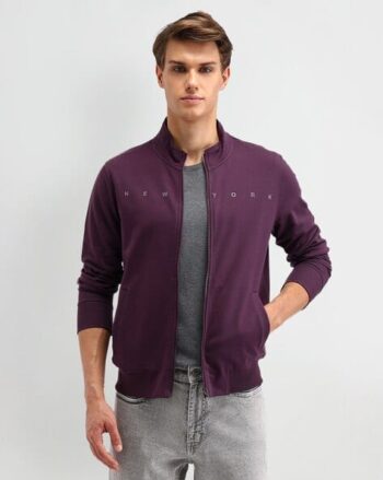 Full Sleeve Brand Print Hoodie