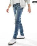 Men Mid-Wash Skinny Fit Jeans