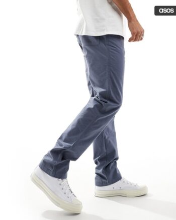 Loose Fit Flat-Front Chinos