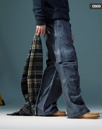 Flat Front Slim Fit Cargo Pants