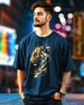 Men Graphic Print Loose Fit Round-Neck T-Shirt