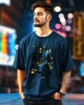 Men Graphic Print Loose Fit Round-Neck T-Shirt
