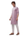 Men Embroidered Regular Fit Long Kurta