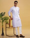 Men Geometric Print Regular Fit Long Kurta