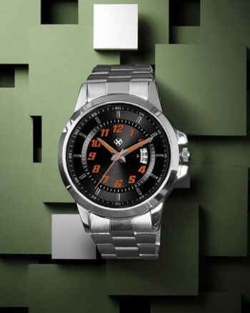 Men Analogue Wrist Watch with Metal Strap-BSM070B