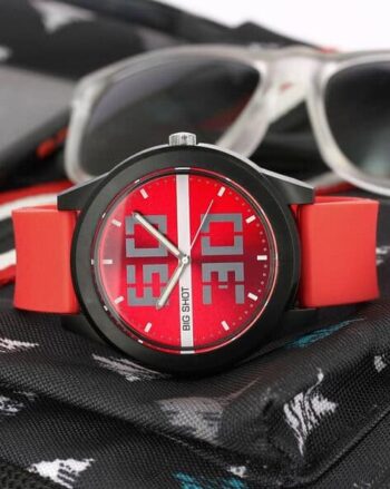 Men Analogue Wrist Watch with Silicone Strap-BSM020D