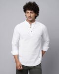 Mandarin Collar Short Kurta