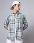 Striped Relaxed Fit Shirt with Patch Pockets